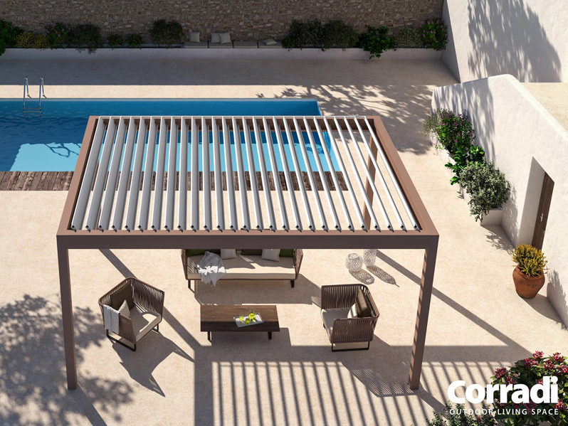 Isol&Plus - Pour gérer le degré d’ensoleillement et de ventilation de votre terrasse, rien de mieux que les pergolas bioclimatiques